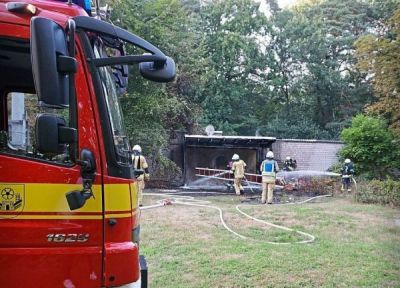 „Chalet Kruse“ in Flammen