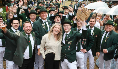 Partystimmung an der Bellevue